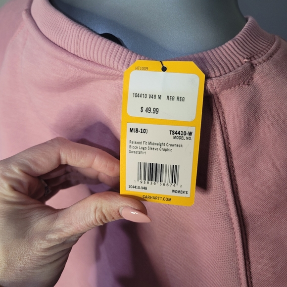 Carhartt Mid Weight Graphic Crew Neck Sweatshirt NWT - Picture 9 of 12